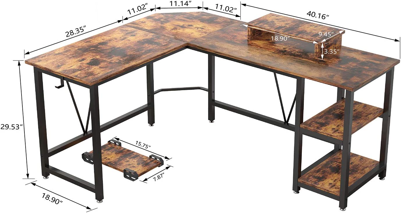 Premium Corner Desk - L Shaped Computer Desk