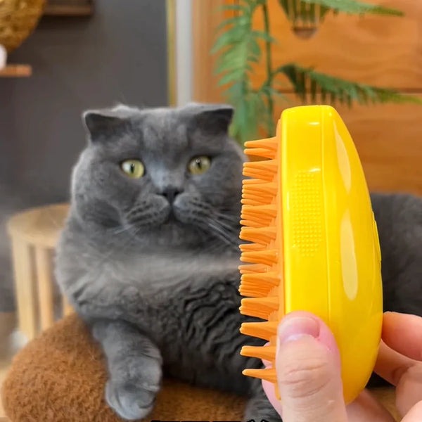 SteamPaws™️ Cat Brush - 3-In-1