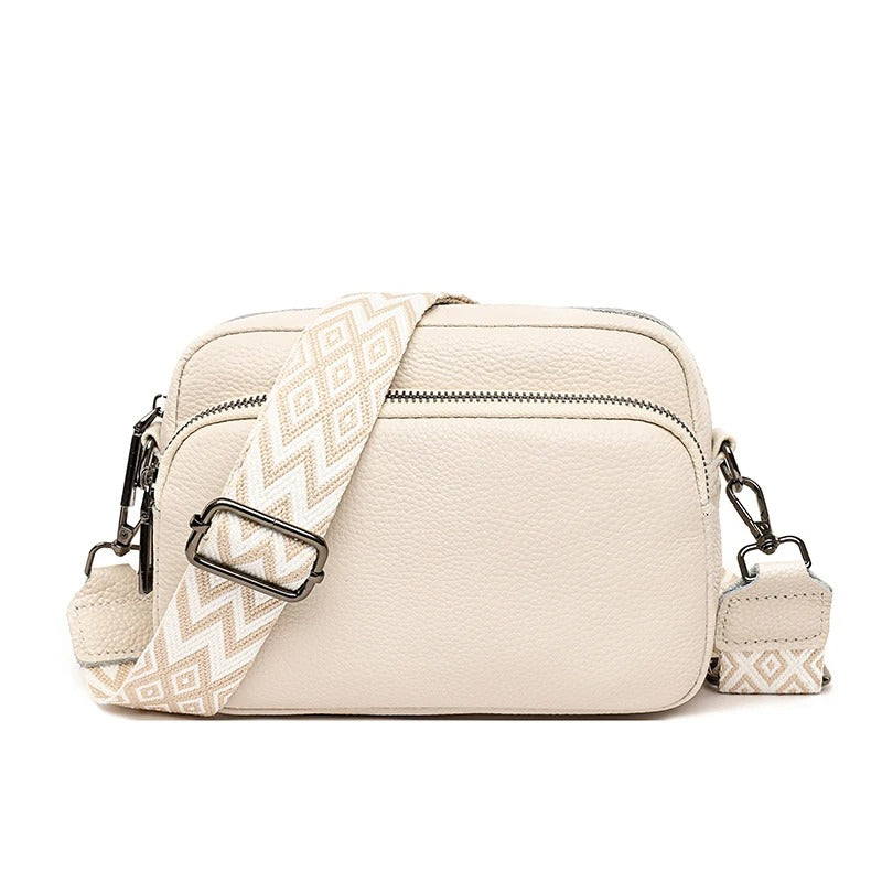 LuxeCarry Leather Crossbody Bag