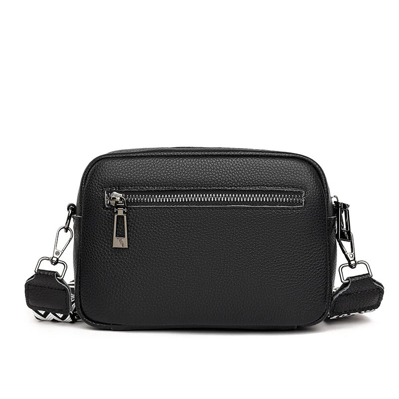 LuxeCarry Leather Crossbody Bag