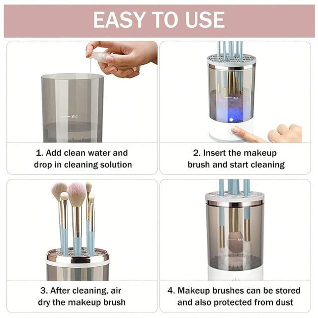 Premium Electric Makeup Brush Cleaner