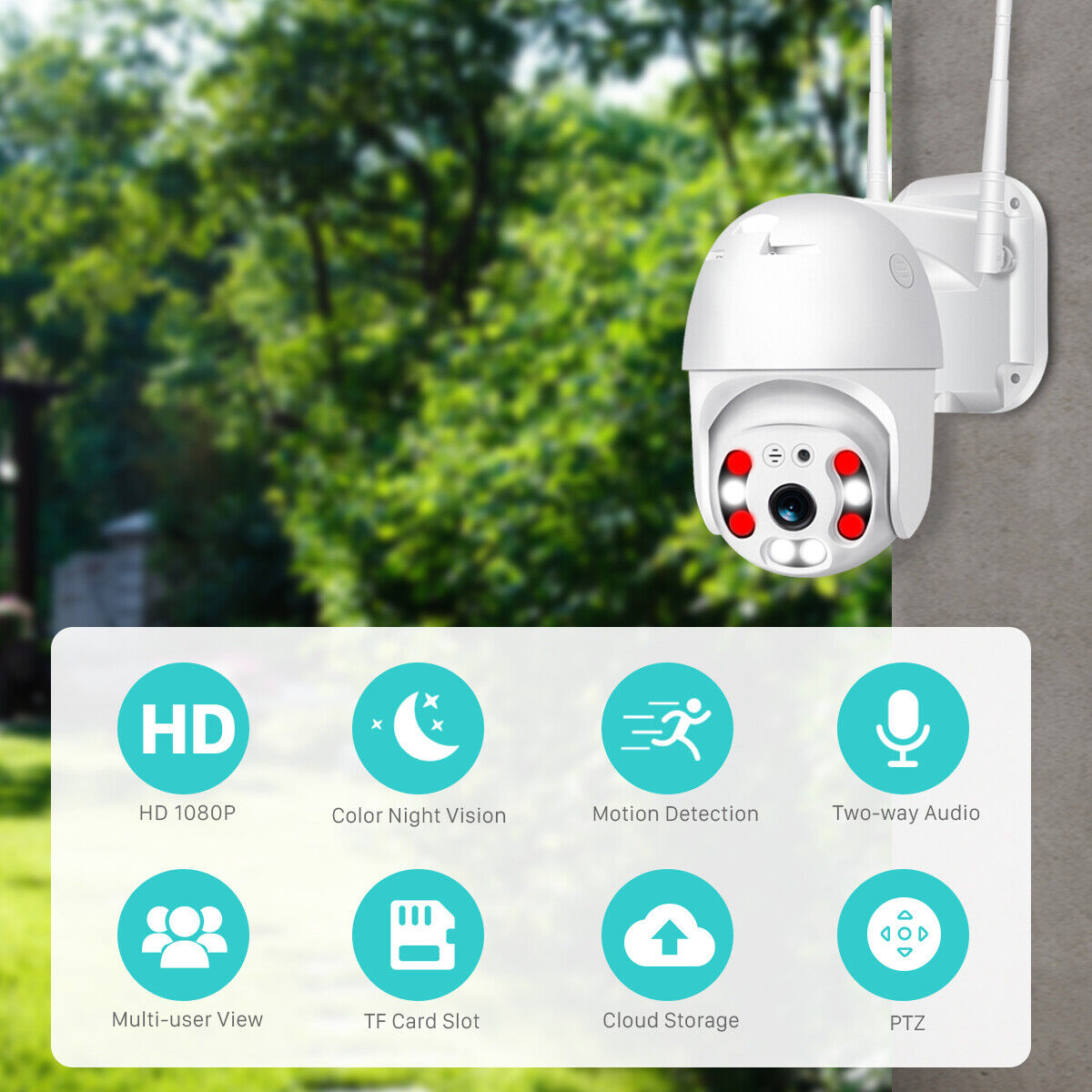 VisionGuard 360 - Wi-Fi Surveillance Camera