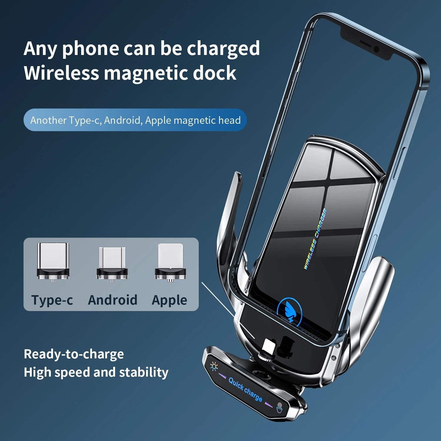 MagMount 30W - Wireless Fast Car Charger