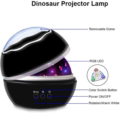 Bloomartys Dinosaur Projector Lamp