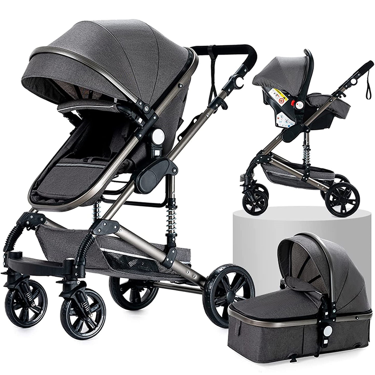 CosyCruiser 3-in-1 Baby Pushchair. Premium Set