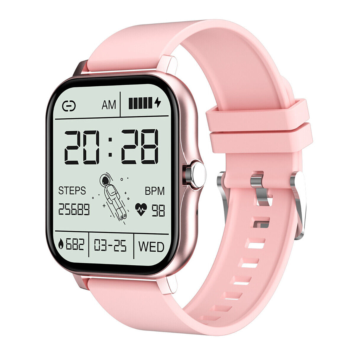 Smart watch best sale pink color