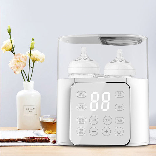 Baby Bottle Warmer: Double Capacity, 9 Functions