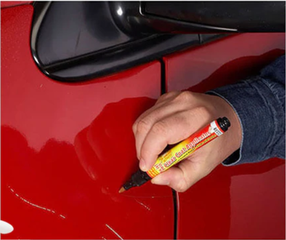 car scratch remover pen demonstration
